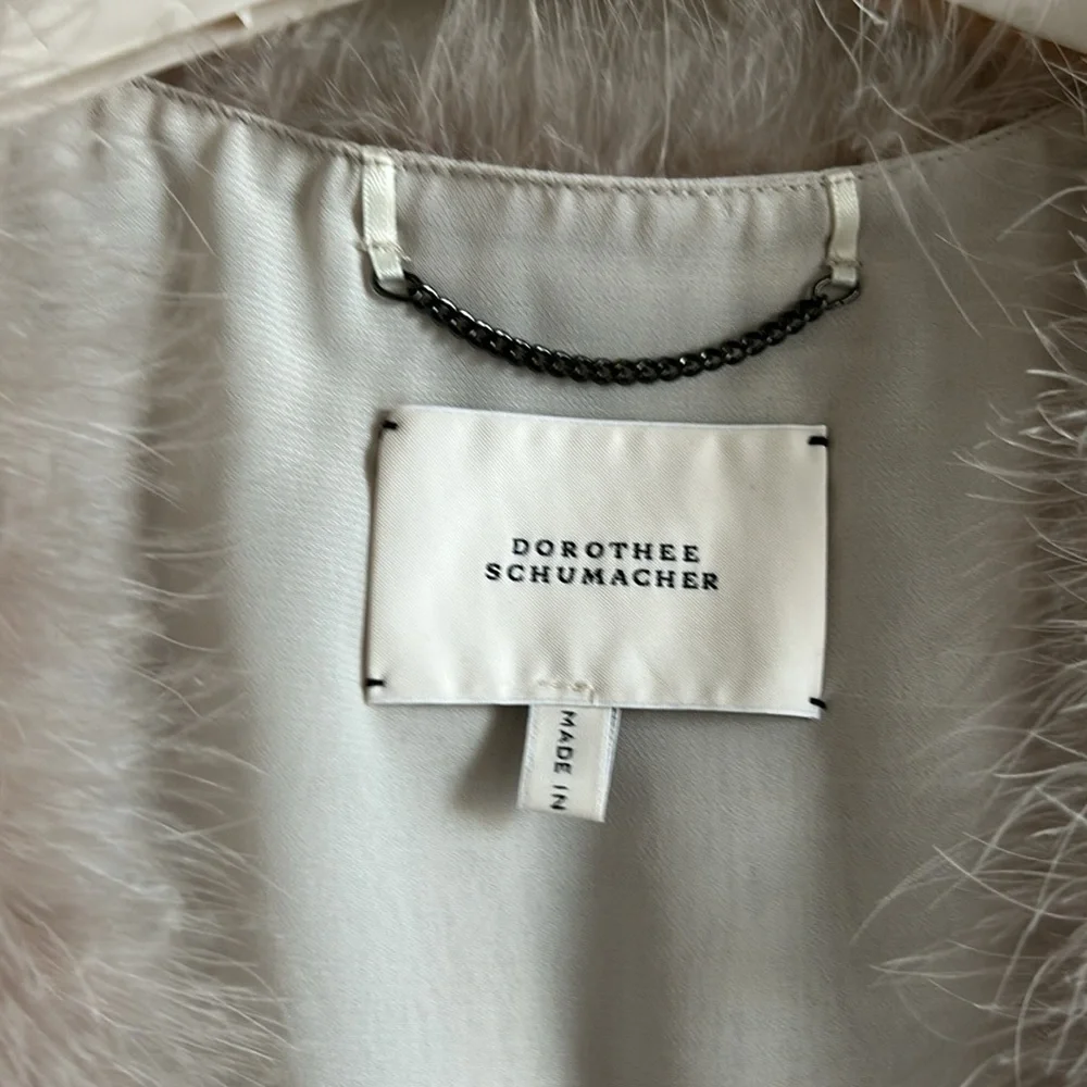 Dorothee Schumacher feather vest small - Picture 2 of 6
